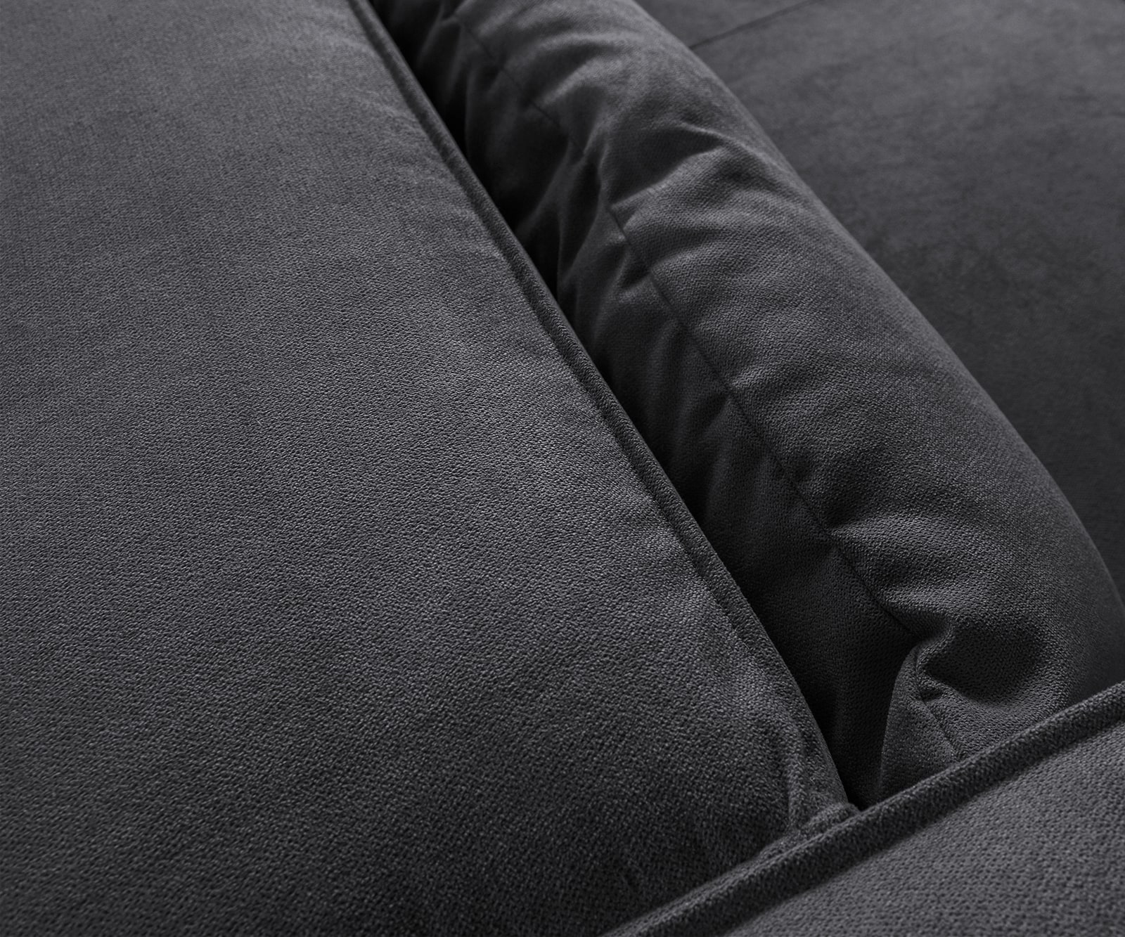 Canapé-d'angle Brom 267x173 cm Graphite Ottoman Droit 4 Canapé-d'angle Brom 267x173 cm Graphite Ottoman Droit 4