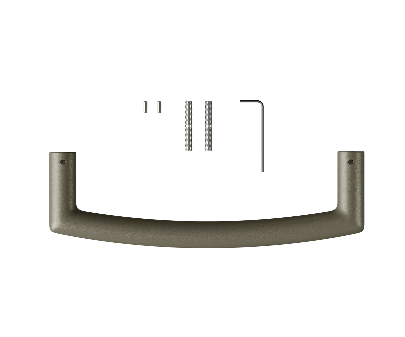 Poignée-de-chaise Flex-Rond Métal Laqué Effet Titane 1 Poignée-de-chaise Flex-Rond Métal Laqué Effet Titane 1