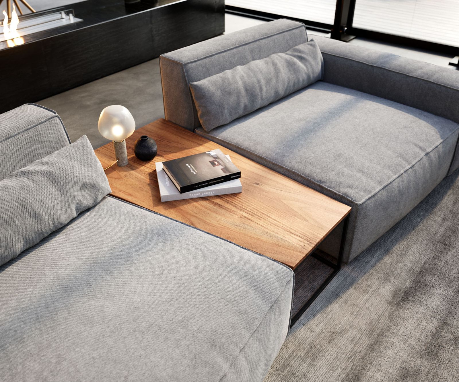 Table-d'appoint Tatius 120x40/70 acacia naturel piètement noir assorti à la table trapèze Sirpio Table-d'appoint Tatius 120x40/70 acacia naturel piètement noir assorti à la table trapèze Sirpio