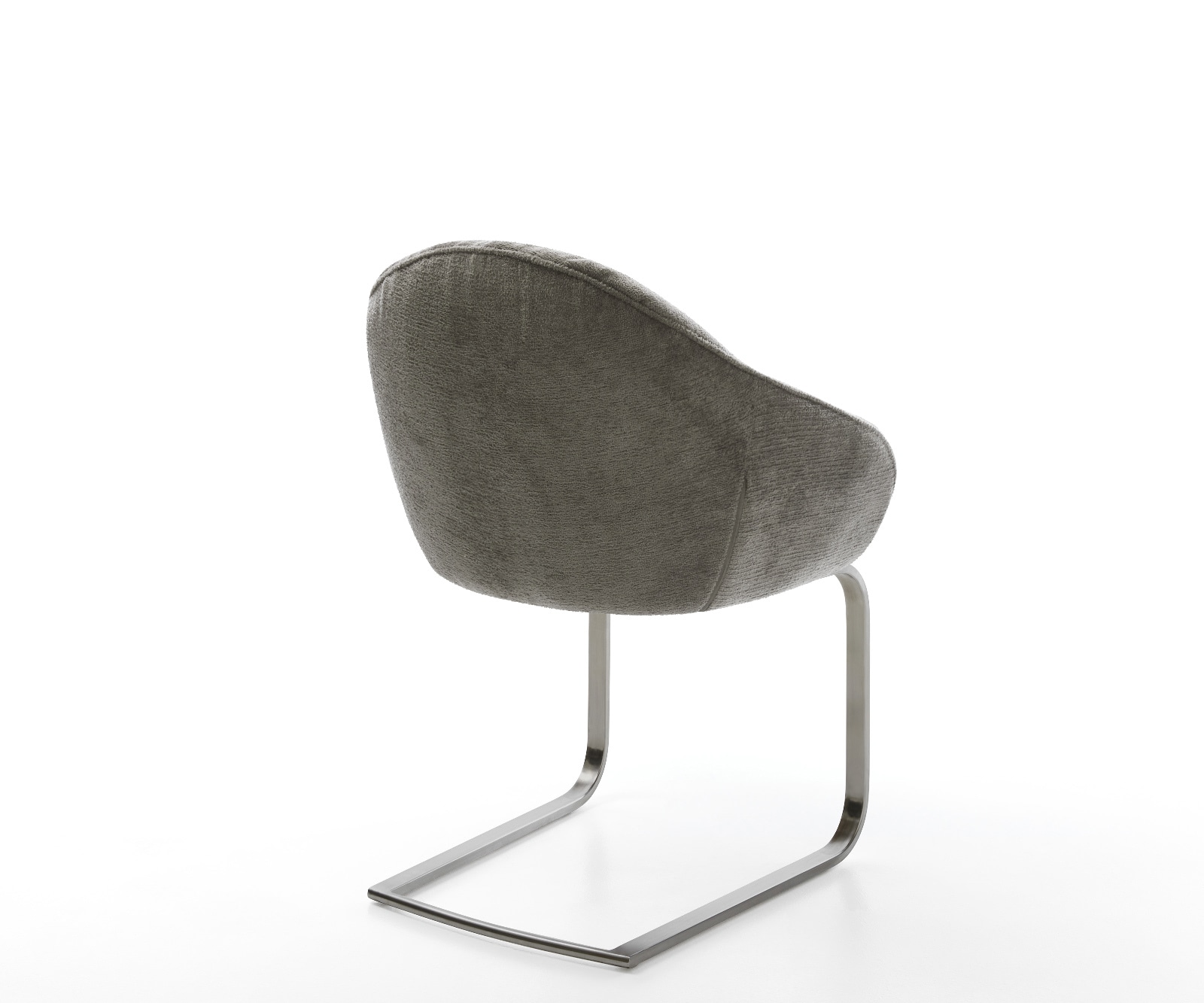 Cantilever Gaio-Flex bouclé doux couleur boue pied cantilever plat grafiete 5