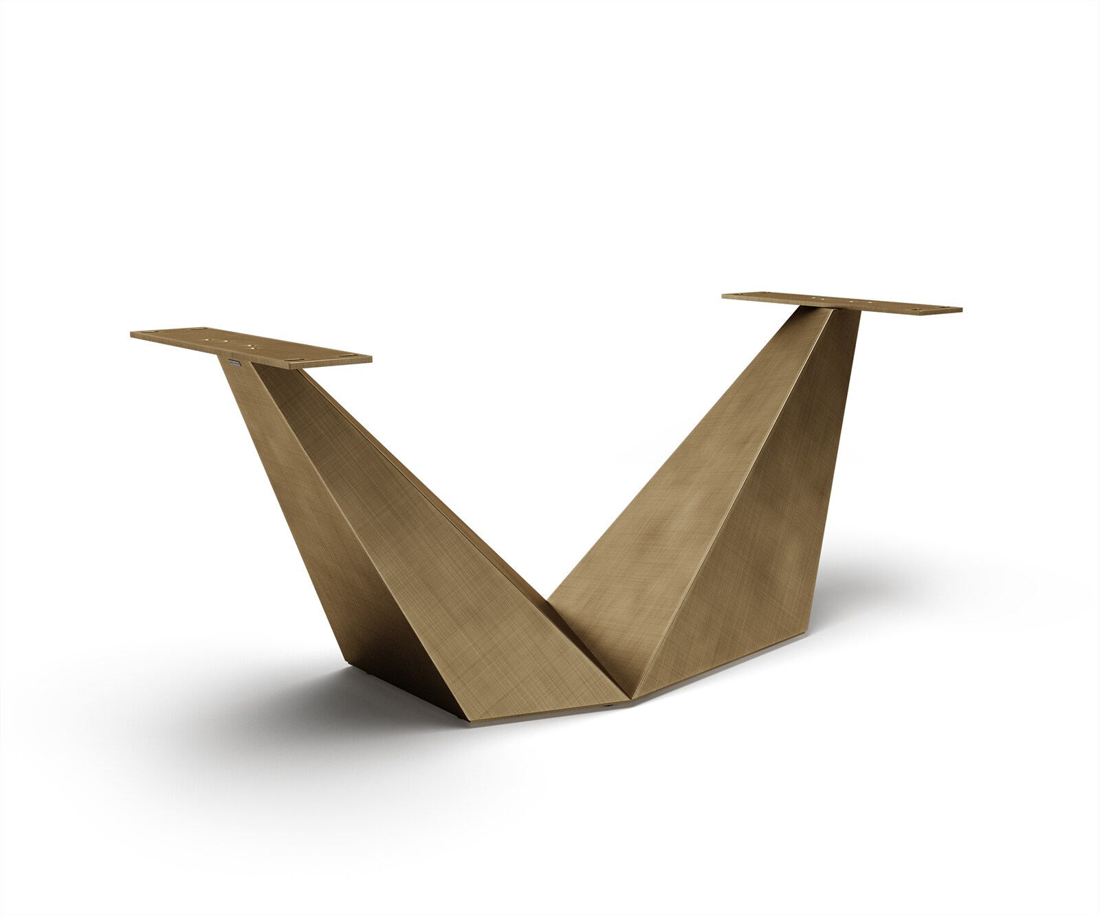 Pieds de table Prisma Metallic Doré Pieds de table Prisma Metallic Doré