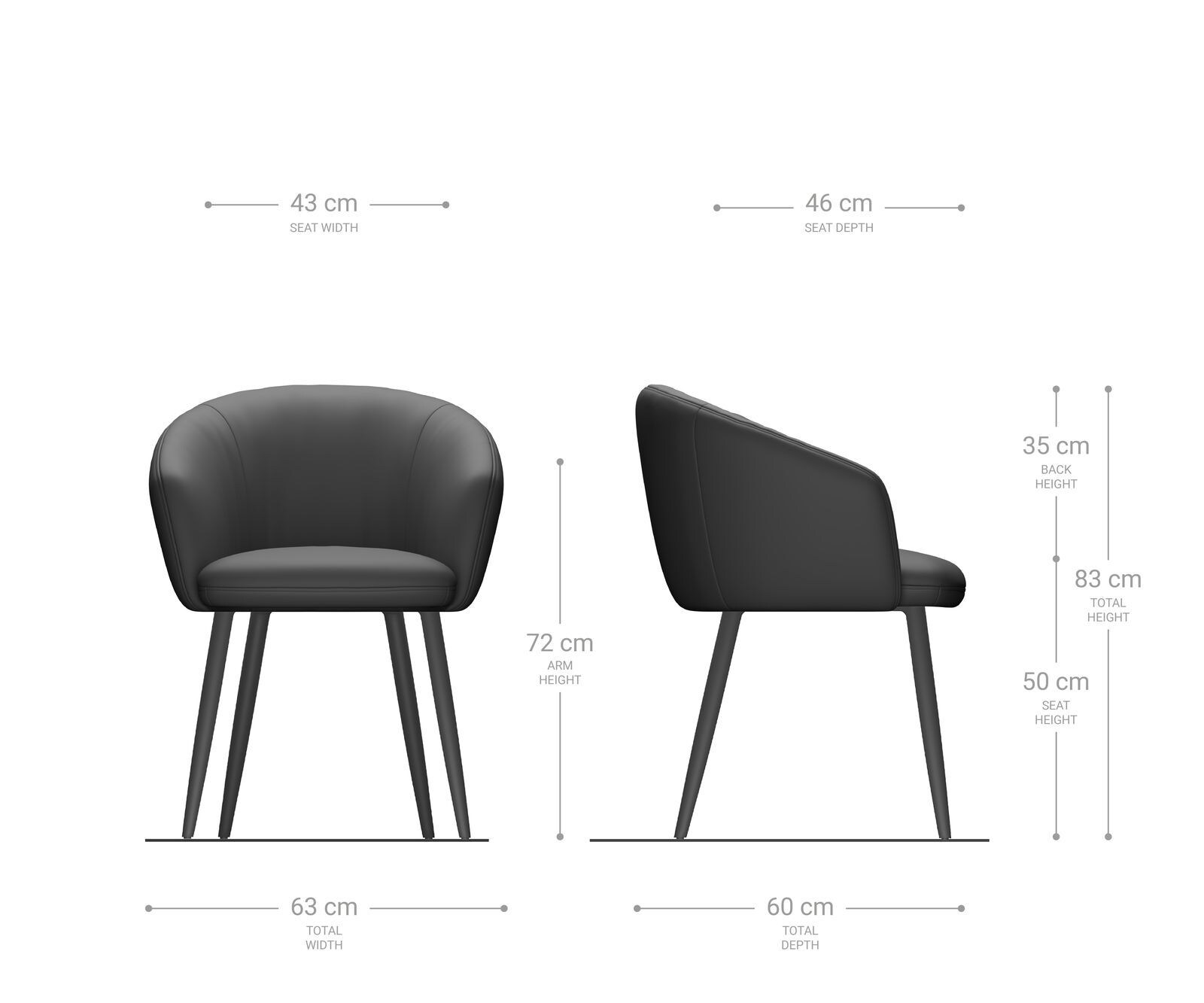 Chaise-de-salle-à-manger Caja-Flex avec accoudoirs bouclé gris argenté 4 pieds coniques acier inoxydable brossé ressorts ensachés 5 Chaise-de-salle-à-manger Caja-Flex avec accoudoirs bouclé gris argenté 4 pieds coniques acier inoxydable brossé ressorts ensachés 5