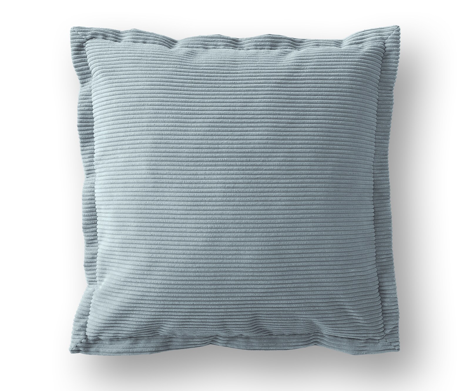 Sirpio Coussin à jeter 85x85 Velours côtelé bleu pastel 1