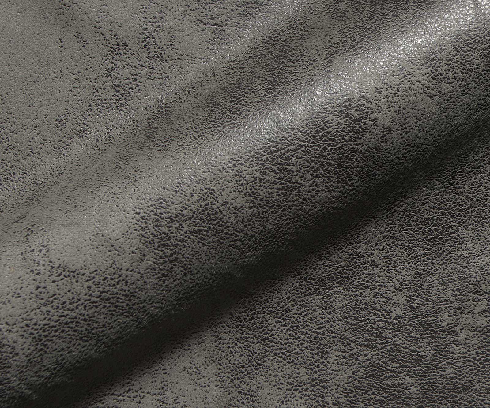 Chaise-de-salle-à-manger Abelia-Flex avec accoudoirs microvelours gris antique pied croisé large acier inoxydable brossé 3