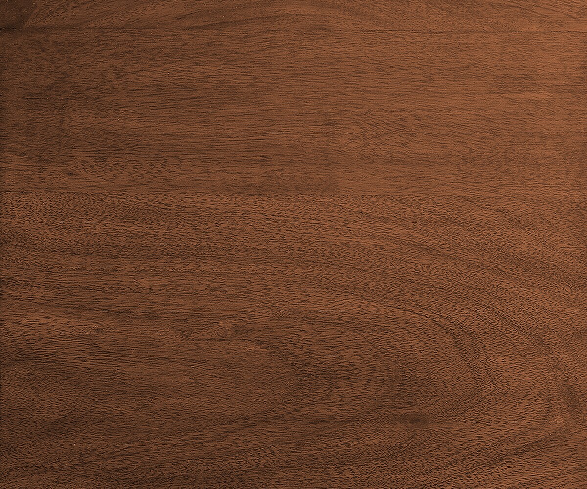 Meuble-TV Secara 200 cm acacia marron 2 portes 2 tiroirs marbre pieds noirs 2