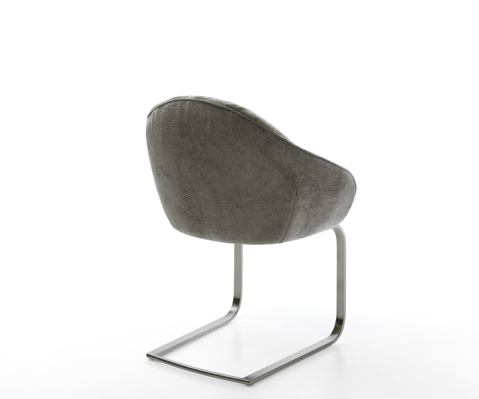 Cantilever Gaio-Flex bouclé doux couleur boue pied cantilever plat grafiete 4