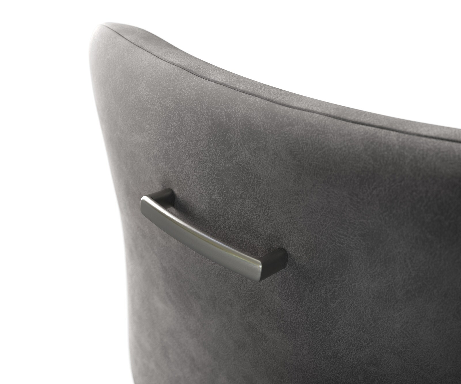 Poignée-de-fauteuil-de-bar Flex Acier inoxydable plat Argent  8