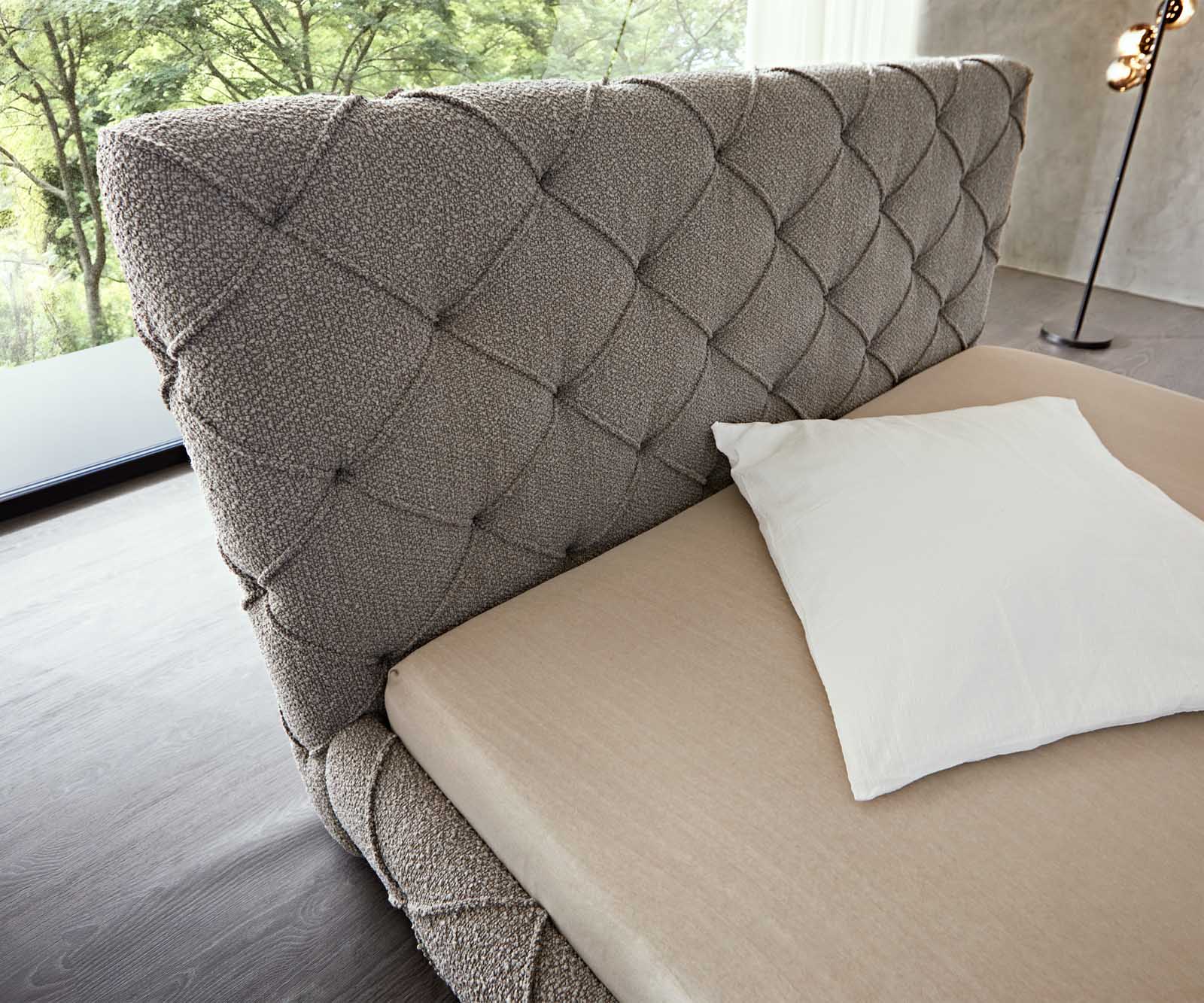 Sommier-rembourré Nayara 180x200 cm Bouclé Gris Argenté 4