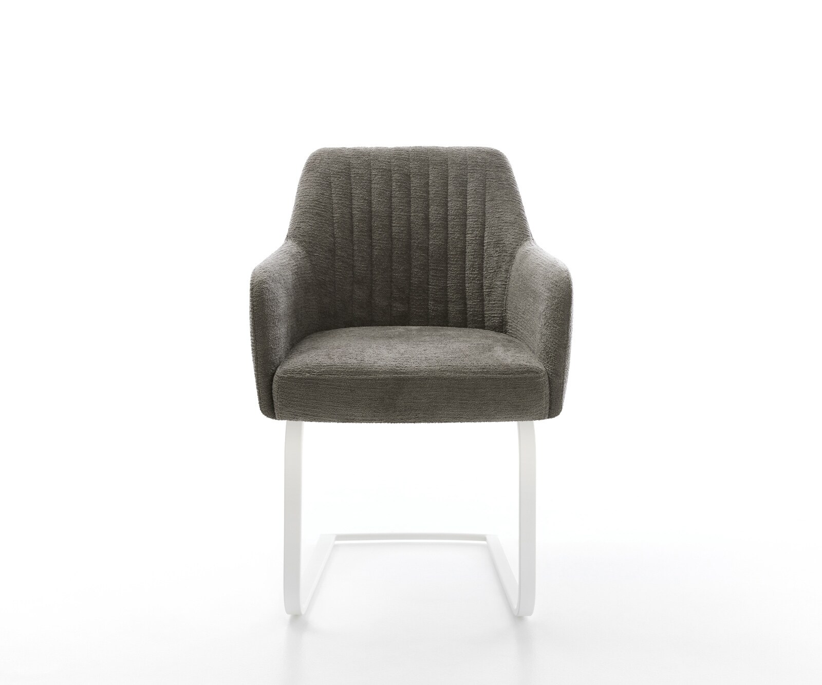 Cantilever Greg-Flex bouclé doux couleur boue pied cantilever plat blanc resorts ensachés 2