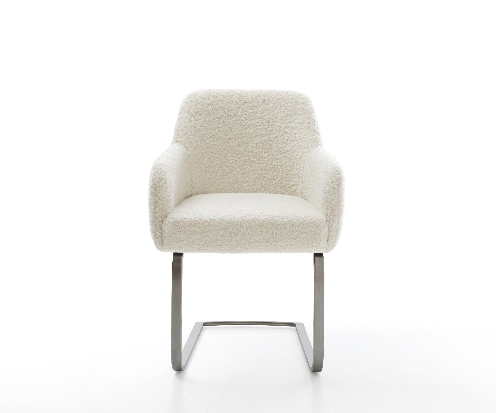 Cantilever Greg-Flex tissu teddy beige pied cantilever plat grafiete resorts ensachés 2