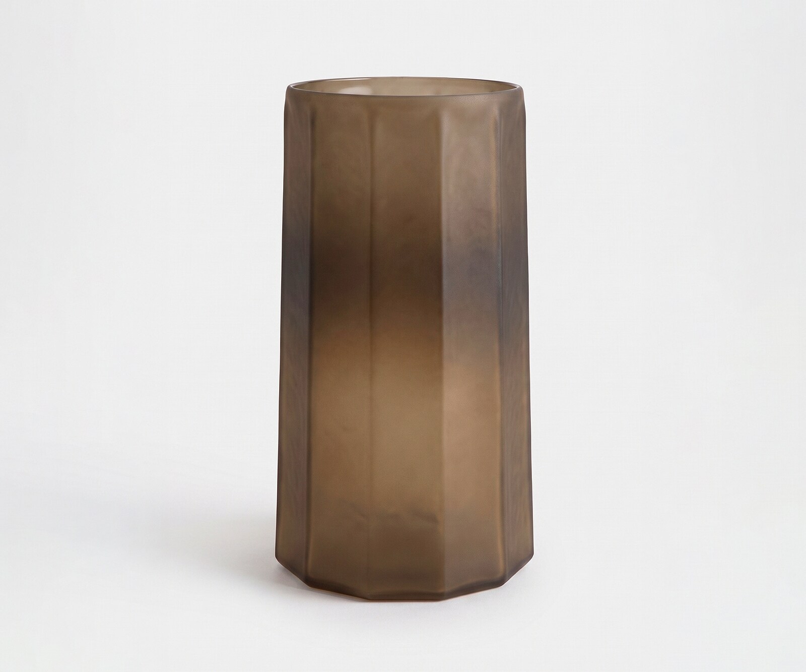 Vase Octara l21 x P21 x H35 cm Verre Aurum Moulé
