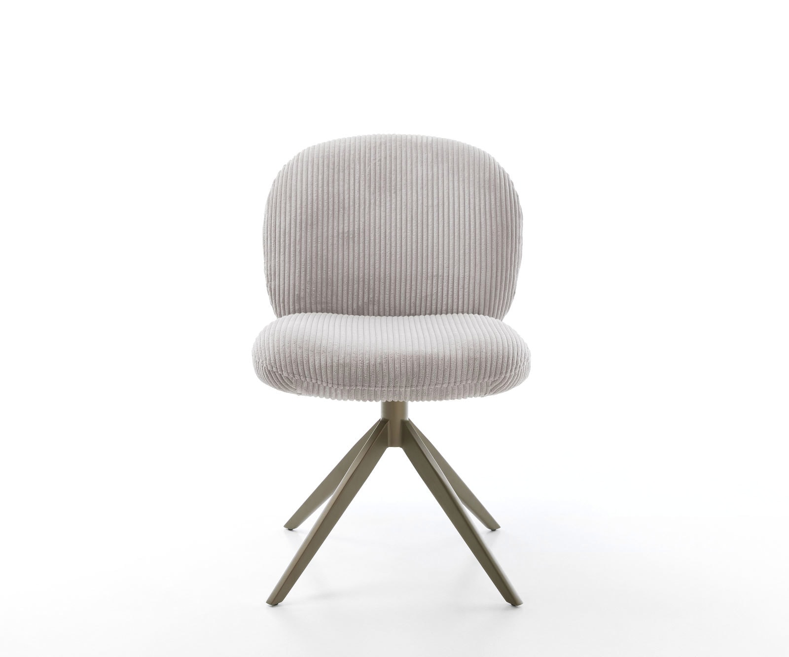 Chaise-pivotante Nube-Flex côtelé gris argenté pied croisé large aspect titane pivotement sur 360° fonction bascule ressorts ensachés 1 Chaise-pivotante Nube-Flex côtelé gris argenté pied croisé large aspect titane pivotement sur 360° fonction bascule ressorts ensachés 1