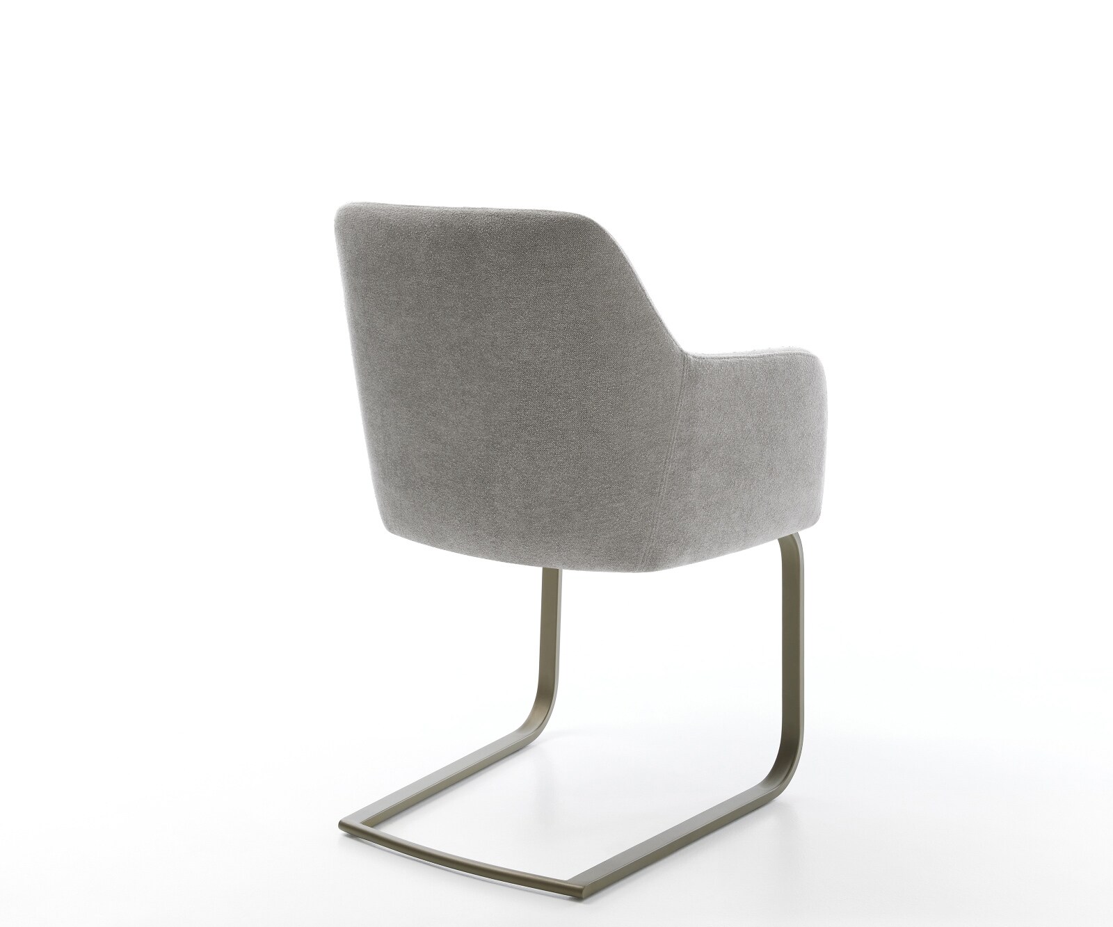 Cantilever Greg-Flex tissu structuré doux gris pied cantilever plat aspect titane resorts ensachés 5