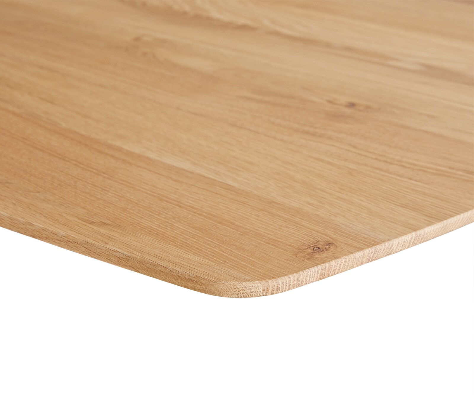 Table à manger Edge Boot 200x100x2,5-3 chêne nature verre bord suisse 4