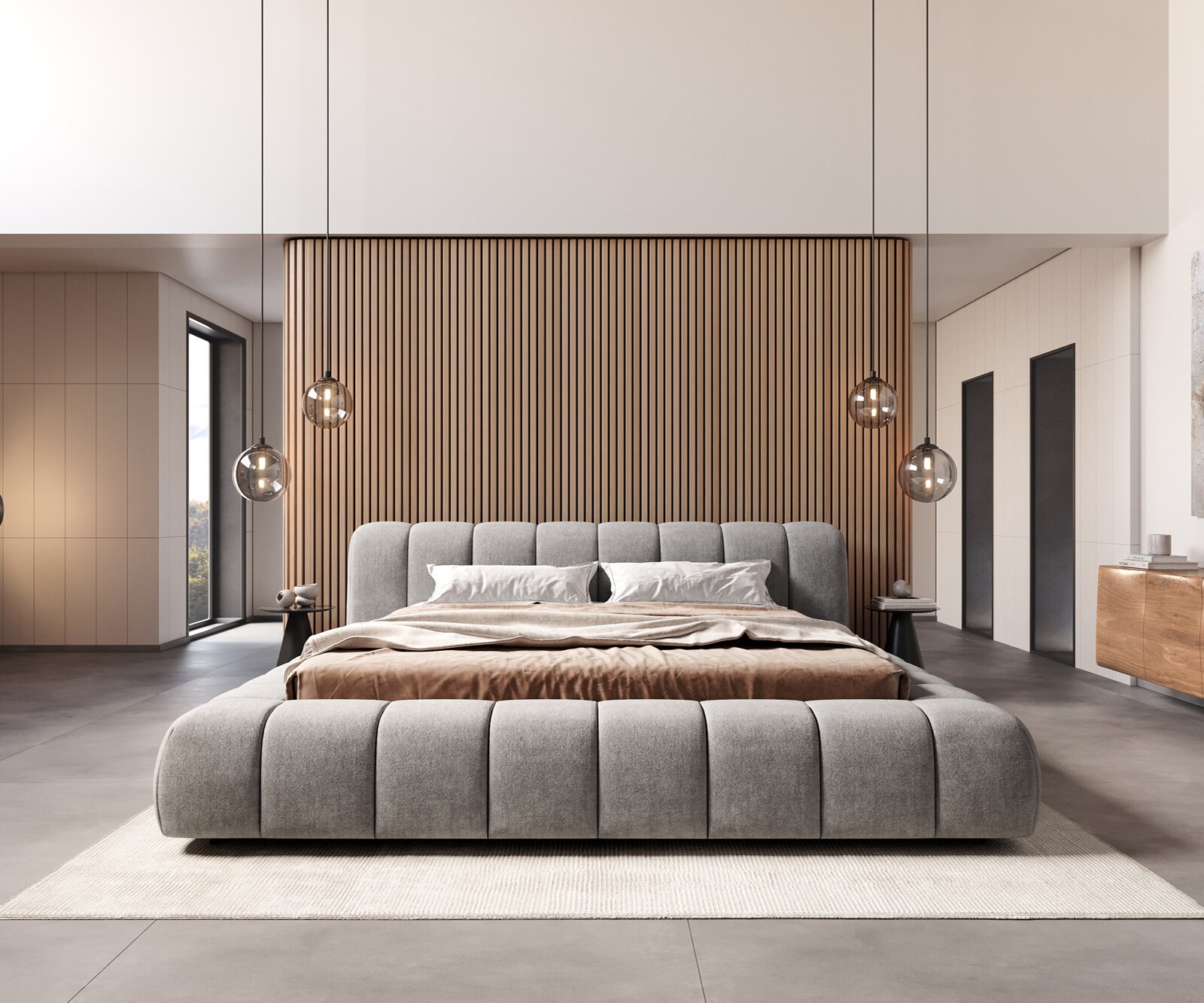 Sommier-rembourré Cutio 180x200 cm Tissu structuré  4