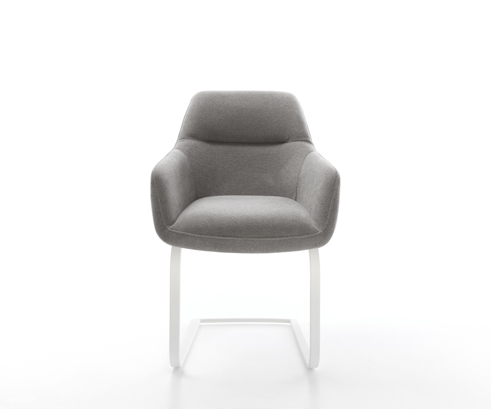 Cantilever Pejo-Flex tissu structuré doux gris pied cantilever plat blanc resorts ensachés 2