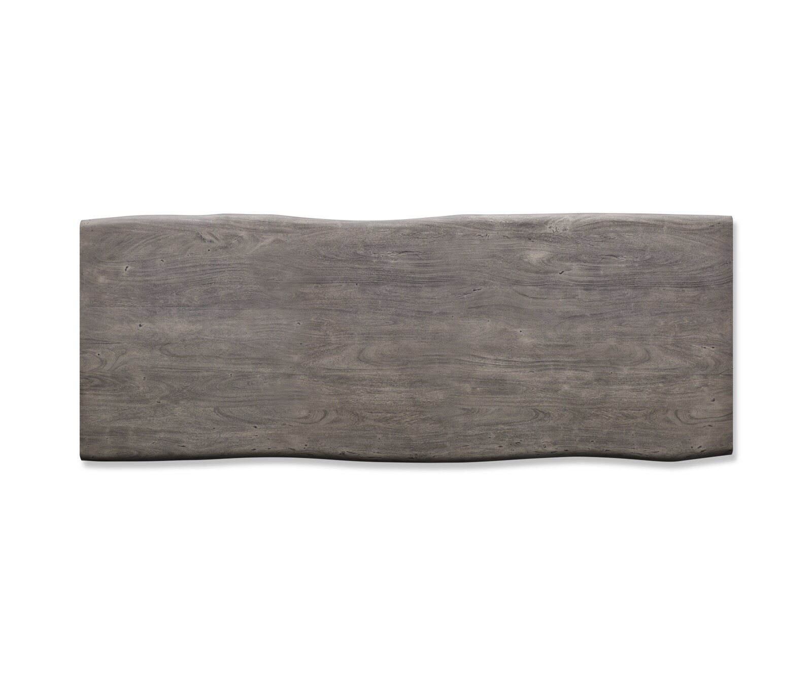 Table-à-manger Edge 260x100 XL acacia platine acier inoxydable large Live-Edge 4