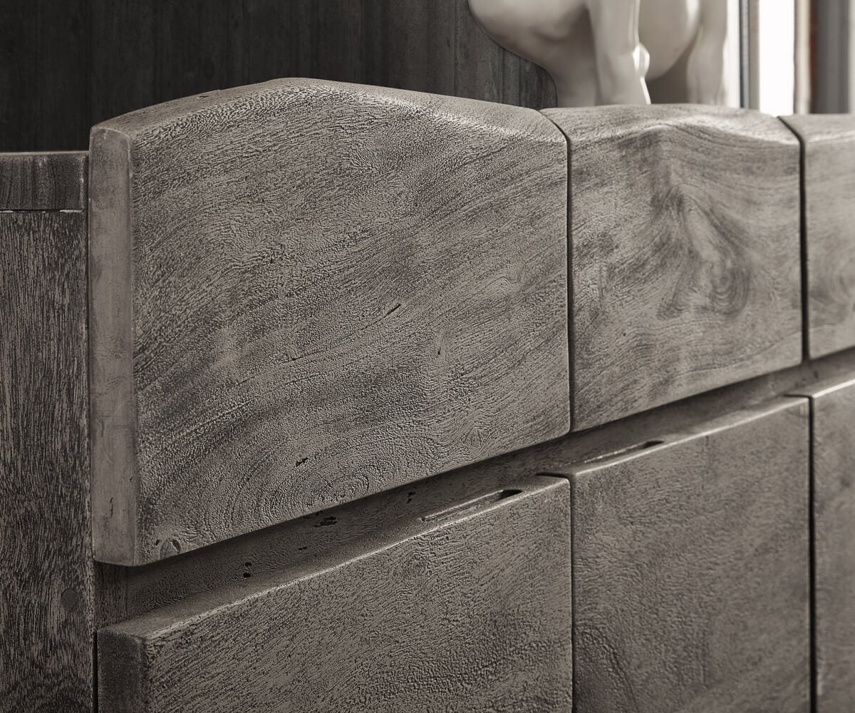 Buffet Live-Edge 172 cm acacia platine 4 tiroirs 4 portes 5 Buffet Live-Edge 172 cm acacia platine 4 tiroirs 4 portes 5