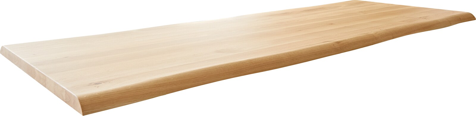 Plateau de table à manger Edge 260x100x2,5+2,5 chêne huilé naturel Live-Edge 1