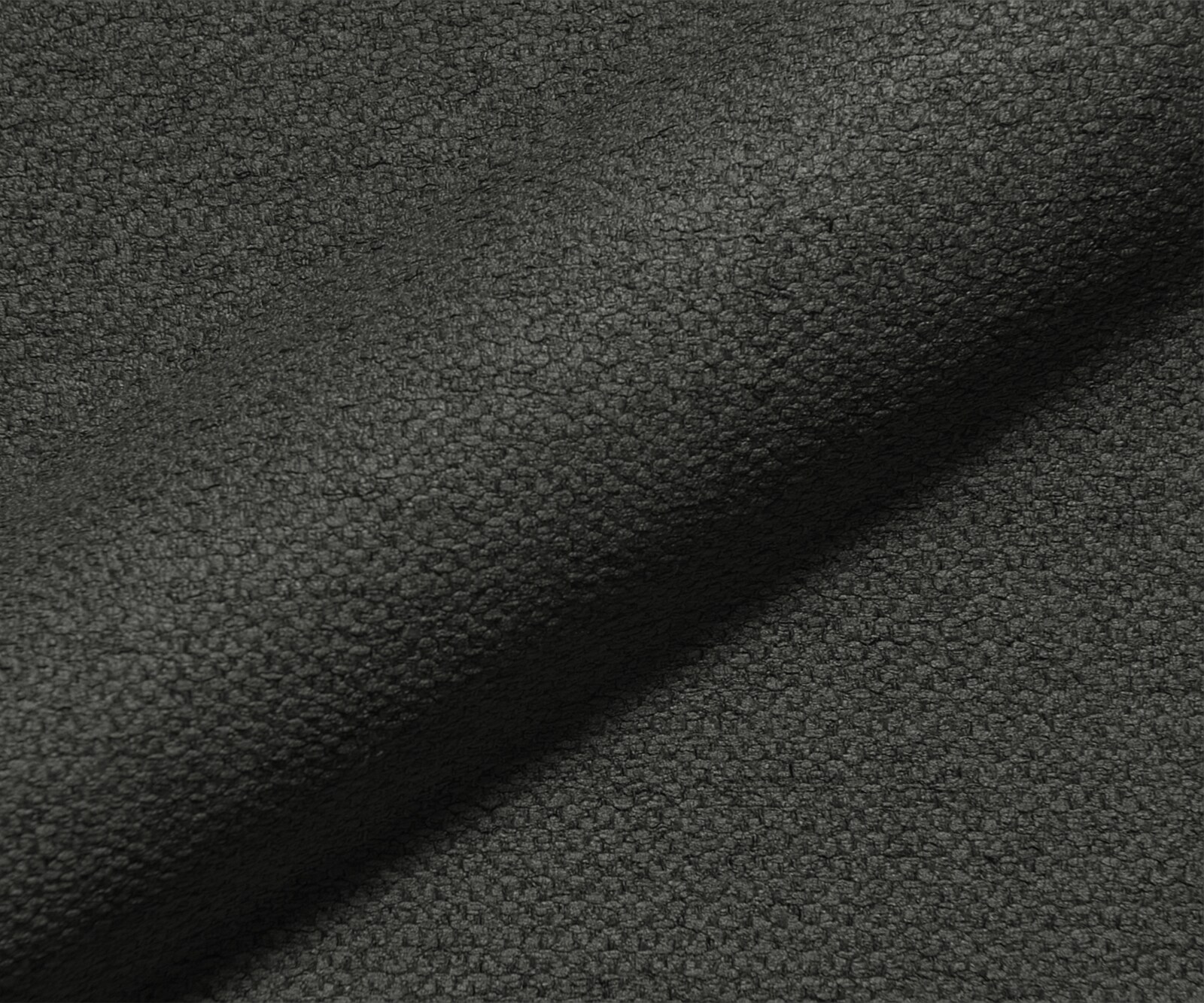 Chaise-de-bar Luiga-Flex tissu texturé anthracite cadre de patins métal 5