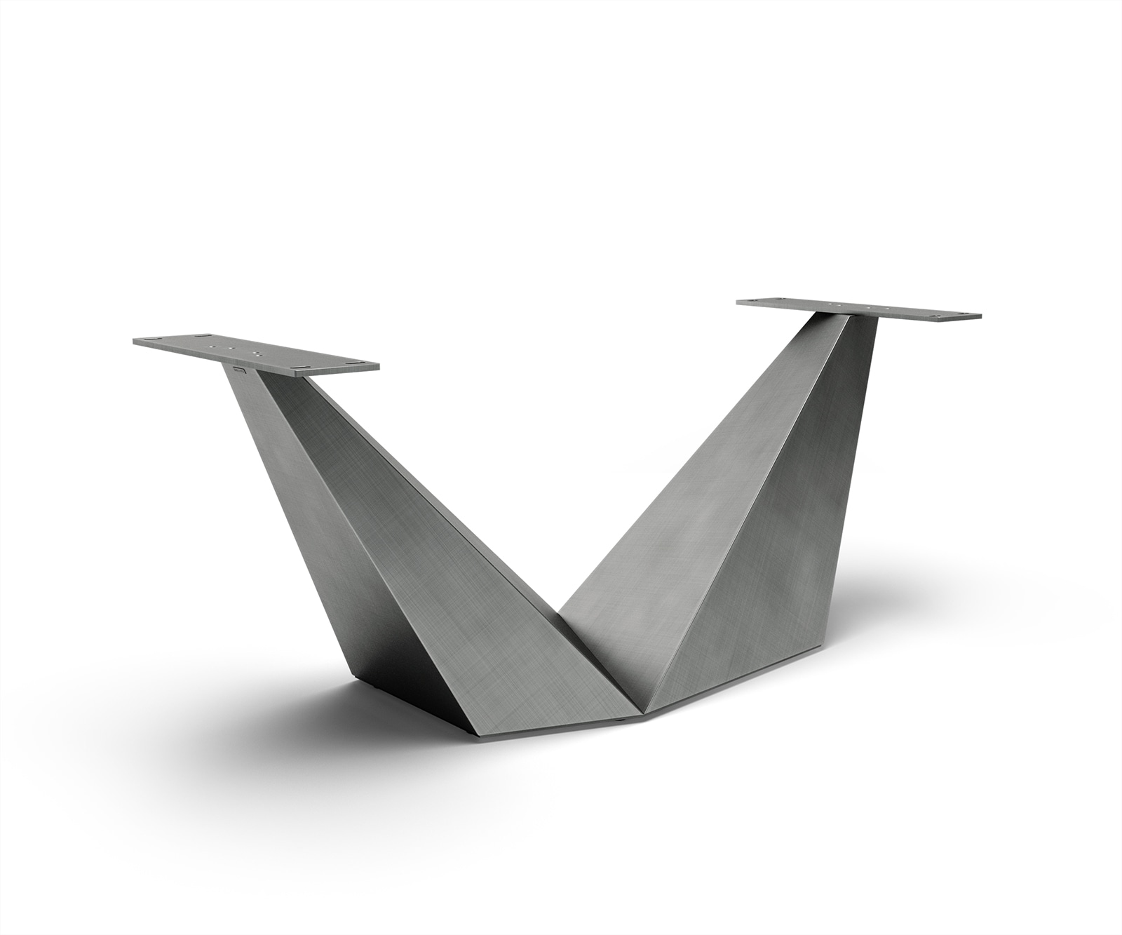 Piètement-de-table Prisma Metallic argent 1