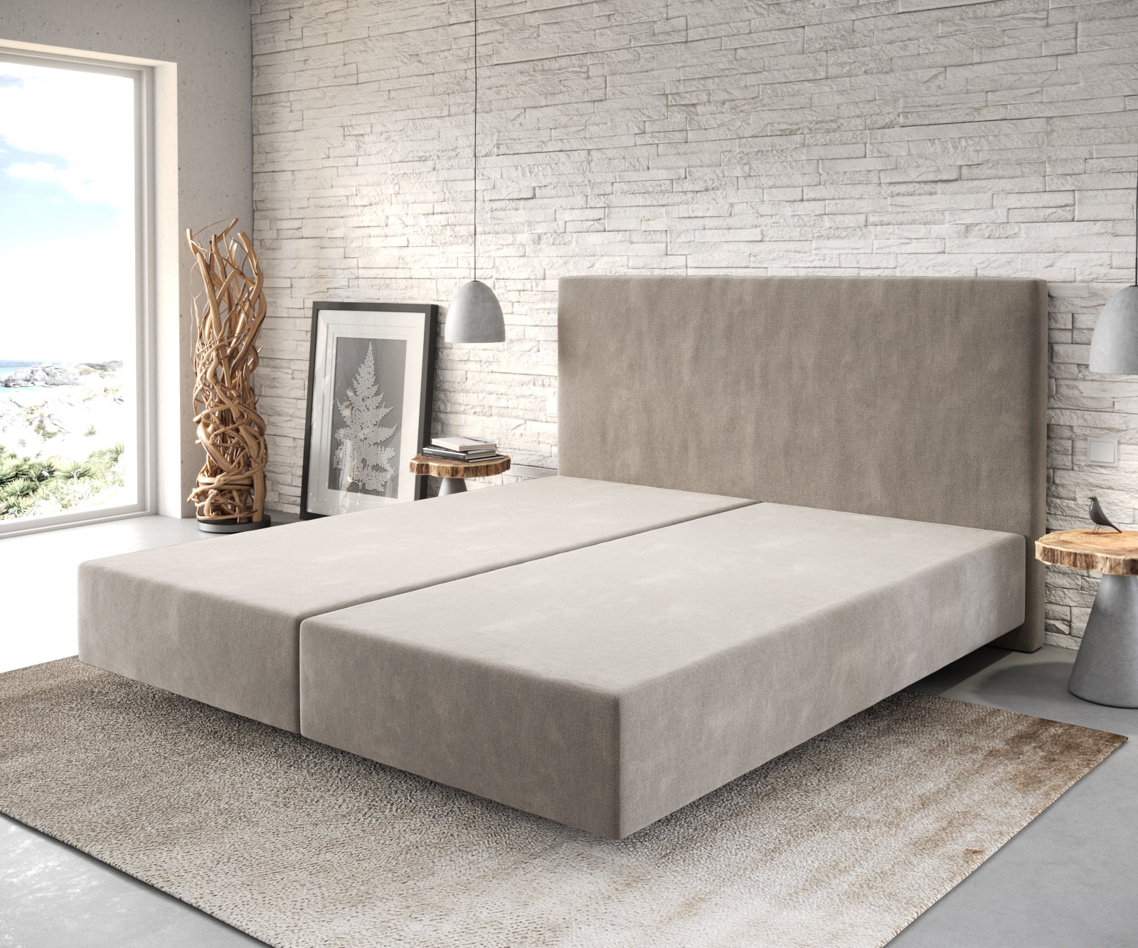 Cadre-de-Sommier Dream-Well sans matelas ni surmatelas Cadre de lit