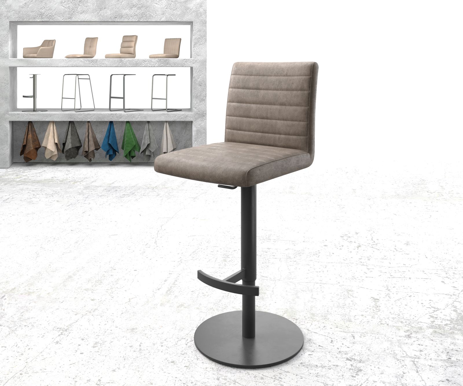 Chaise-de-bar Earnest-Flex chaise rembourrée 2