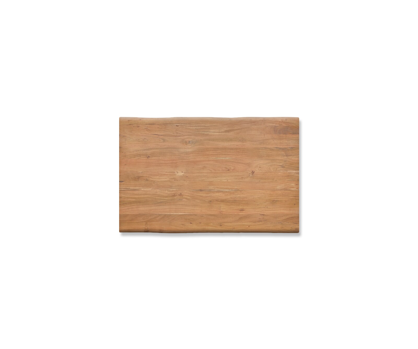 Table-à-manger Edge 140x90 acacia nature métal incliné Live-Edge 3