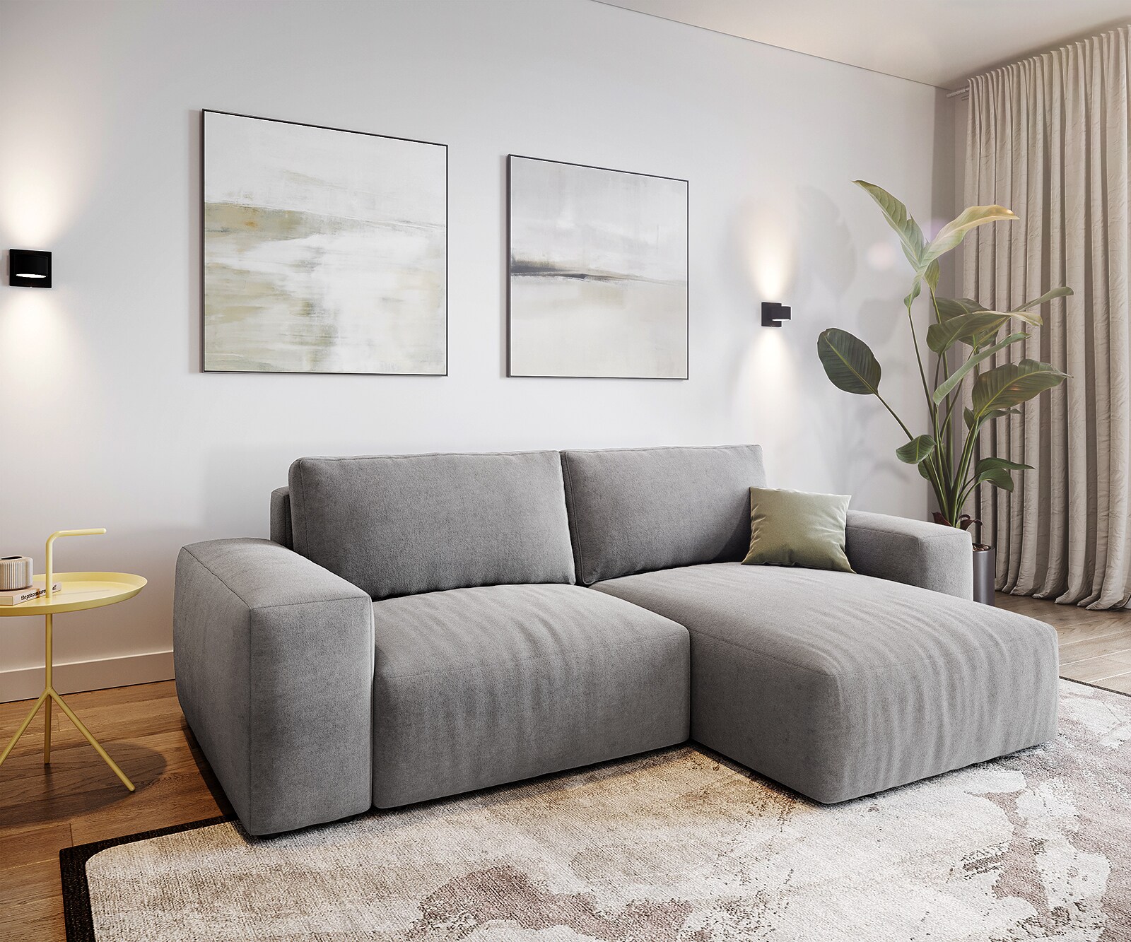 Canapé d'angle Lanzo Recamiere veriabel 2