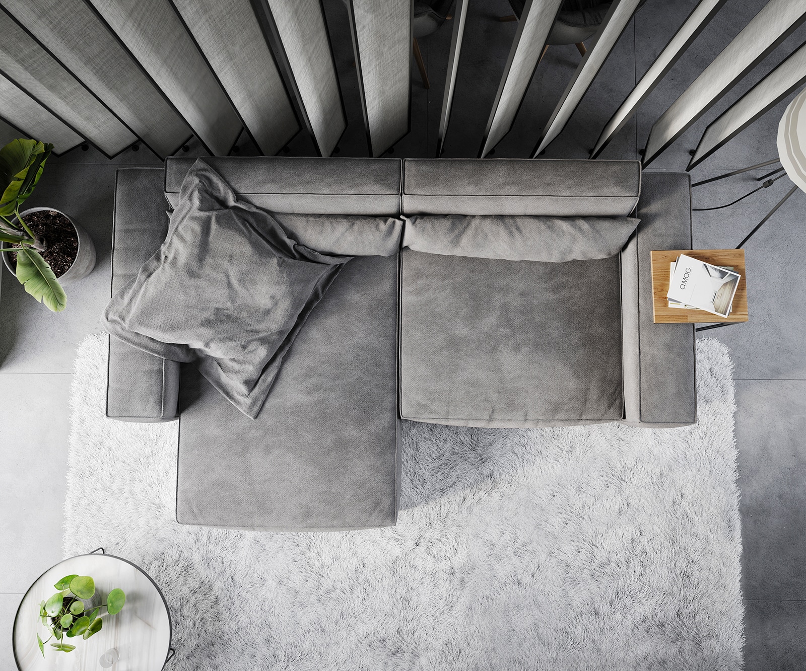 Canapé d'angle Sirpio XL 270x170 cm Microfibre Taupe Recamiere variable 5 Canapé d'angle Sirpio XL 270x170 cm Microfibre Taupe Recamiere variable 5