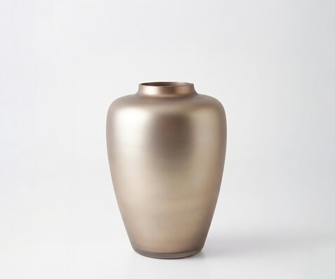 Vase Somera l22 x P22 x H32 cm Verre Opal Soufflé à la bouche