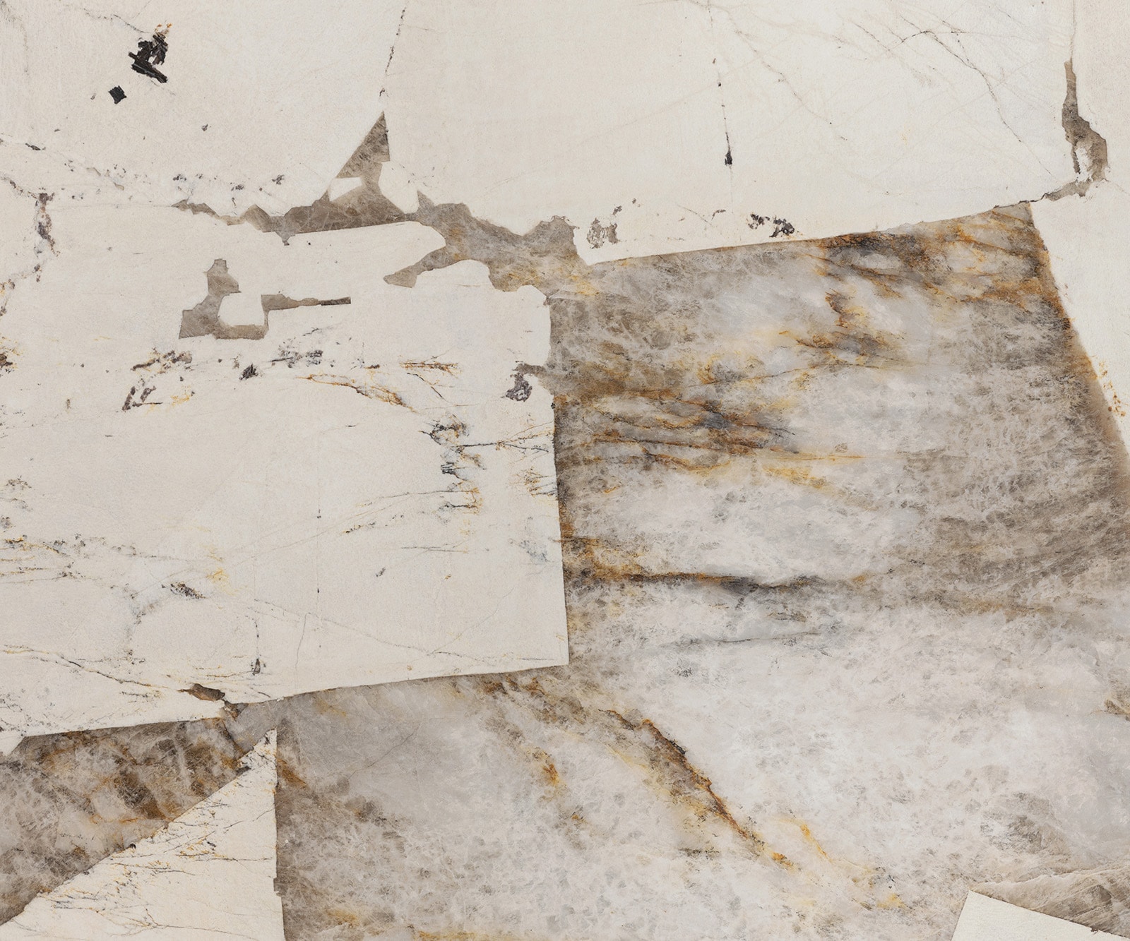 Table à manger Edge Boot 240x120 Céramique Iris FMG Patagonia Lappato Troa Métal finition à effet Titane 3