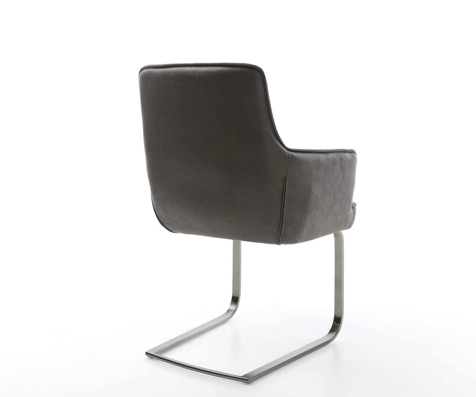 Cantilever Heira-Flex mit Armlehnen microvelours anthracite vintage pied cantilever plat grafiete ressorts ensachés 4 Cantilever Heira-Flex mit Armlehnen microvelours anthracite vintage pied cantilever plat grafiete ressorts ensachés 4