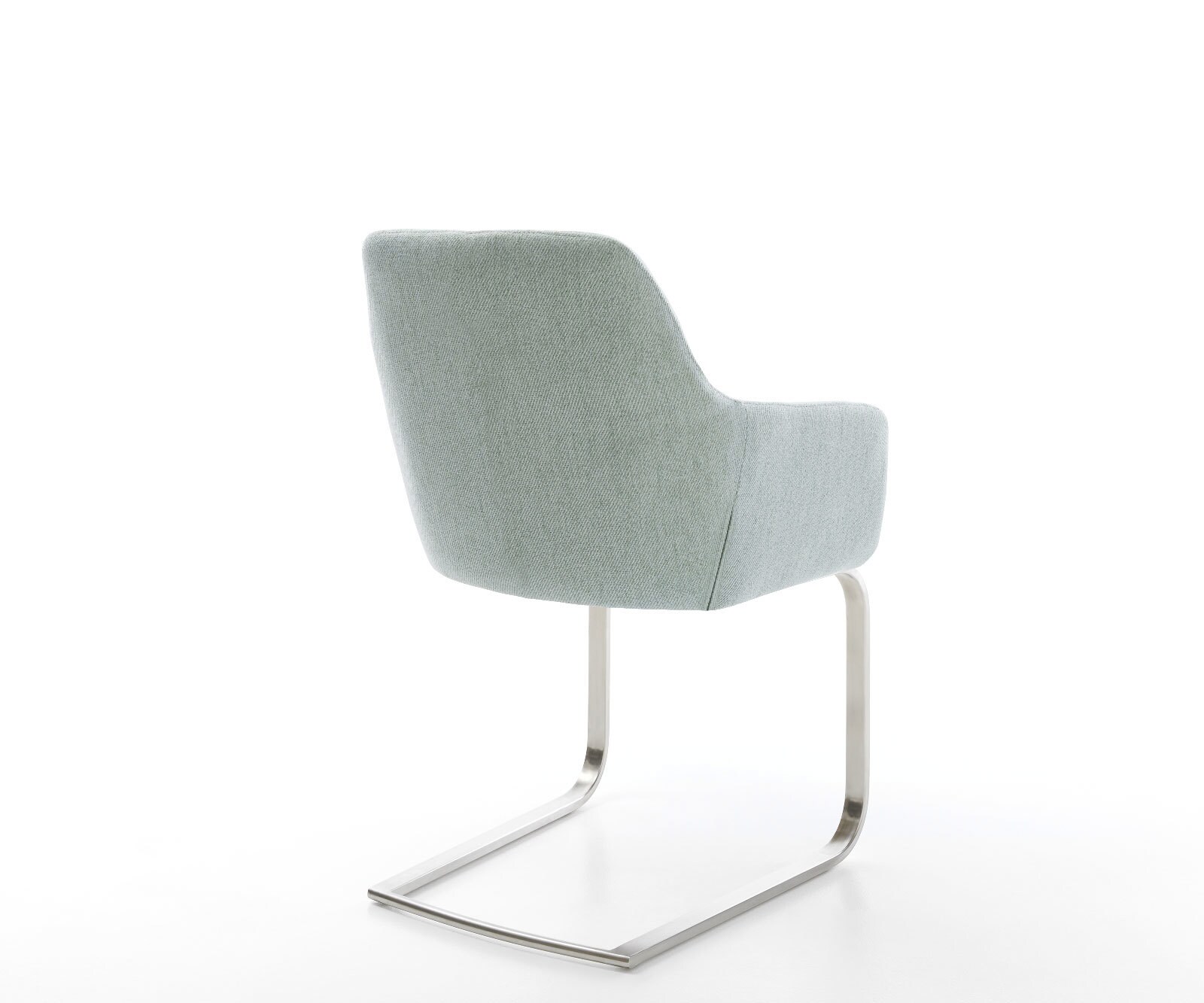 Cantilever Pejo-Flex rayures Vert menthe pied cantilever plat acier inoxydable brossé 4
