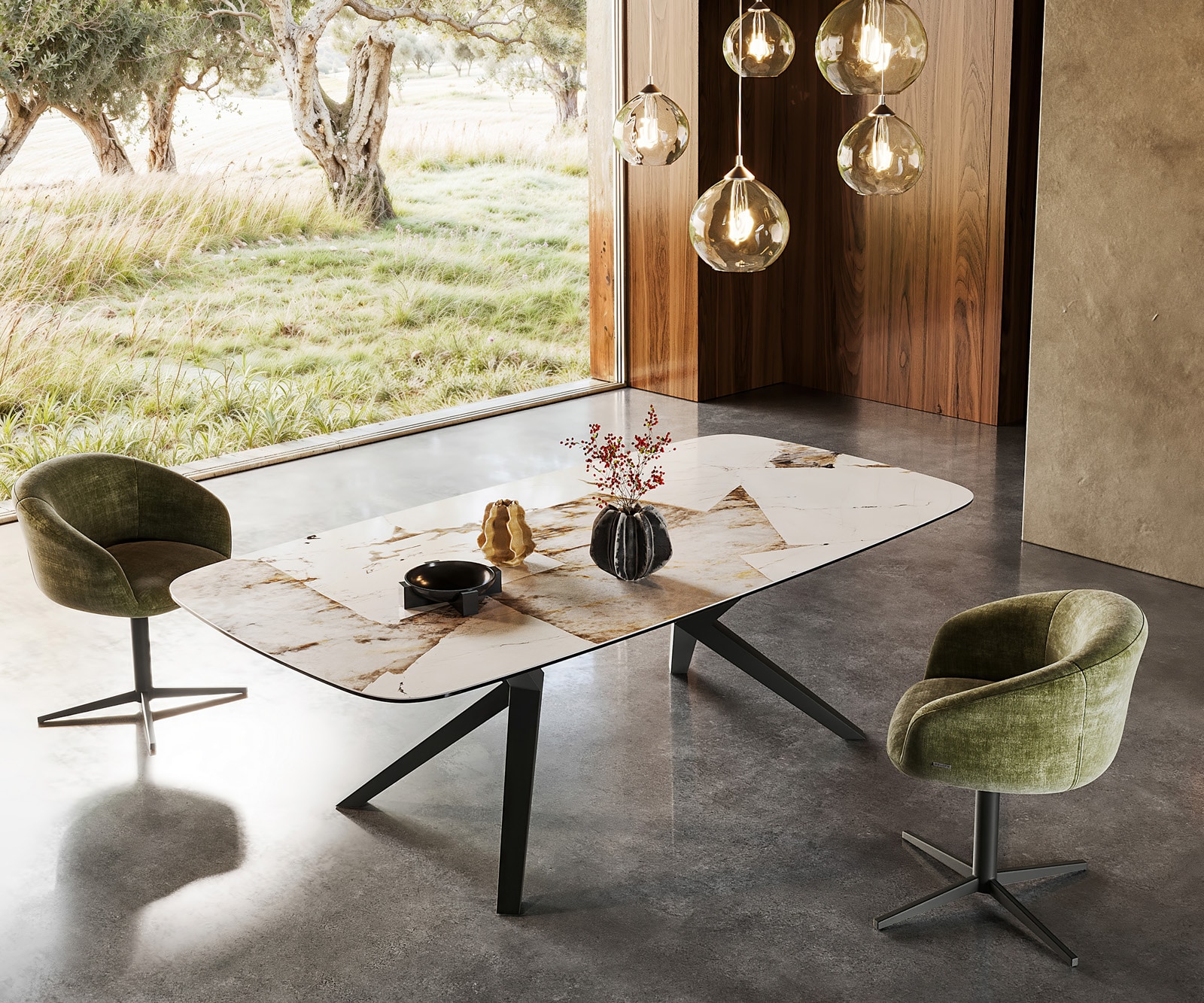 Table de salle à manger Edge Boot 240x120 Céramique Iris FMG Patagonia Lappato Zenthara Angulaire Métal Noir 5 Table de salle à manger Edge Boot 240x120 Céramique Iris FMG Patagonia Lappato Zenthara Angulaire Métal Noir 5