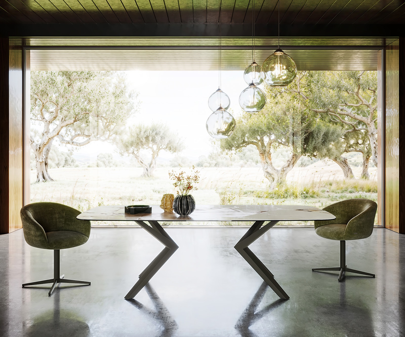 Table à manger Edge Boot 240x120 Céramique Iris FMG Patagonia Lappato Zenthara Angulaire Métal Effet Finition Titane 3 Table à manger Edge Boot 240x120 Céramique Iris FMG Patagonia Lappato Zenthara Angulaire Métal Effet Finition Titane 3