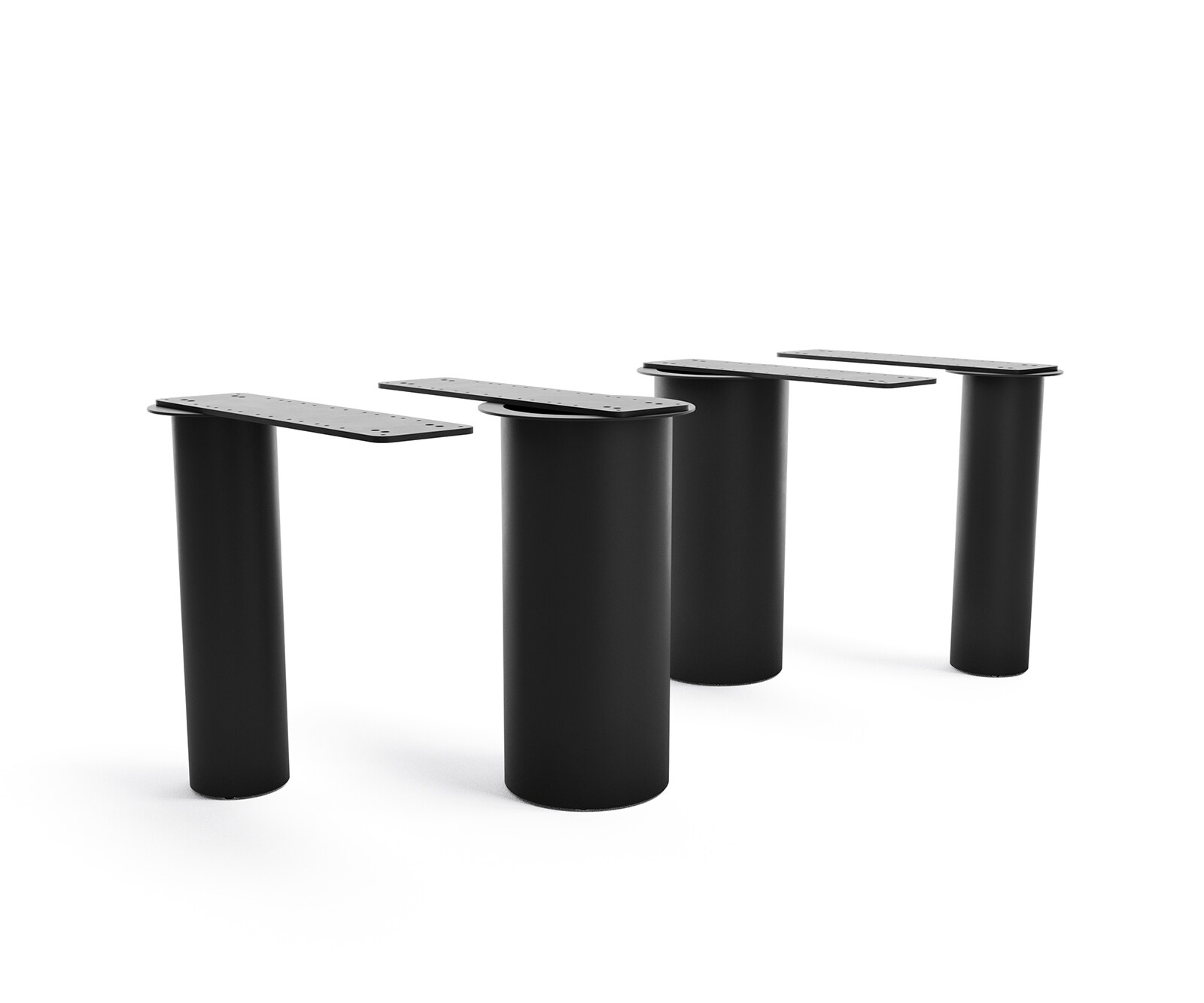 Piètement de table Edge Pilier pour plateaux de table à partir de 200 cm