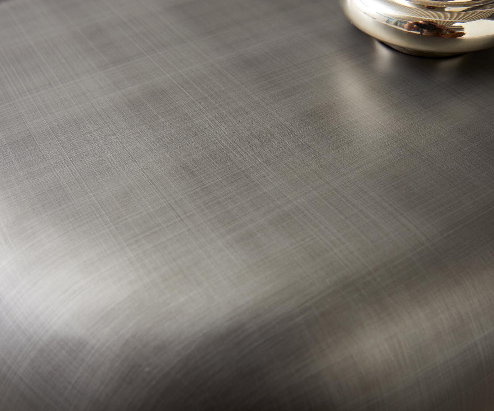 Table basse Caramia 65x55 cm argent métallisé 3