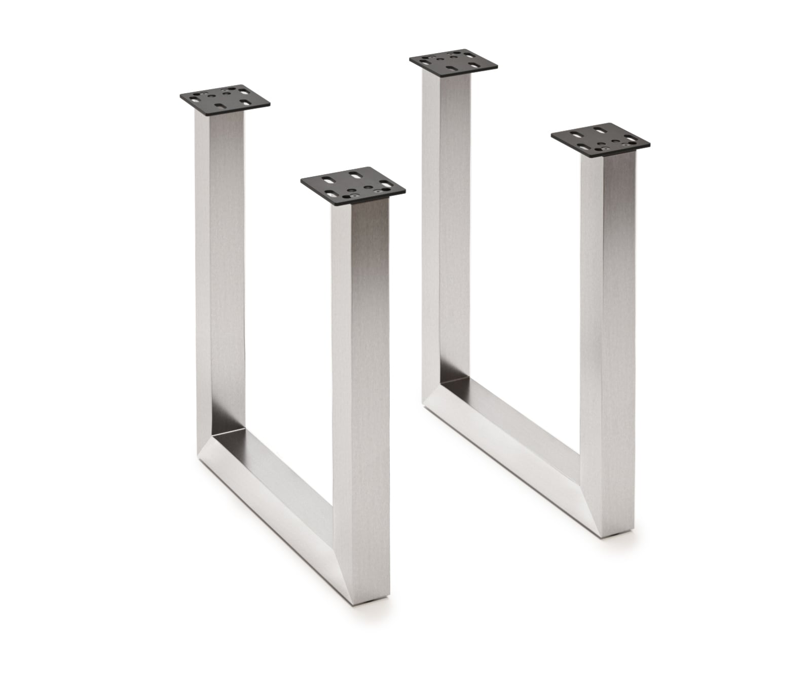 Cadre de table acier inoxydable large (set de 2)