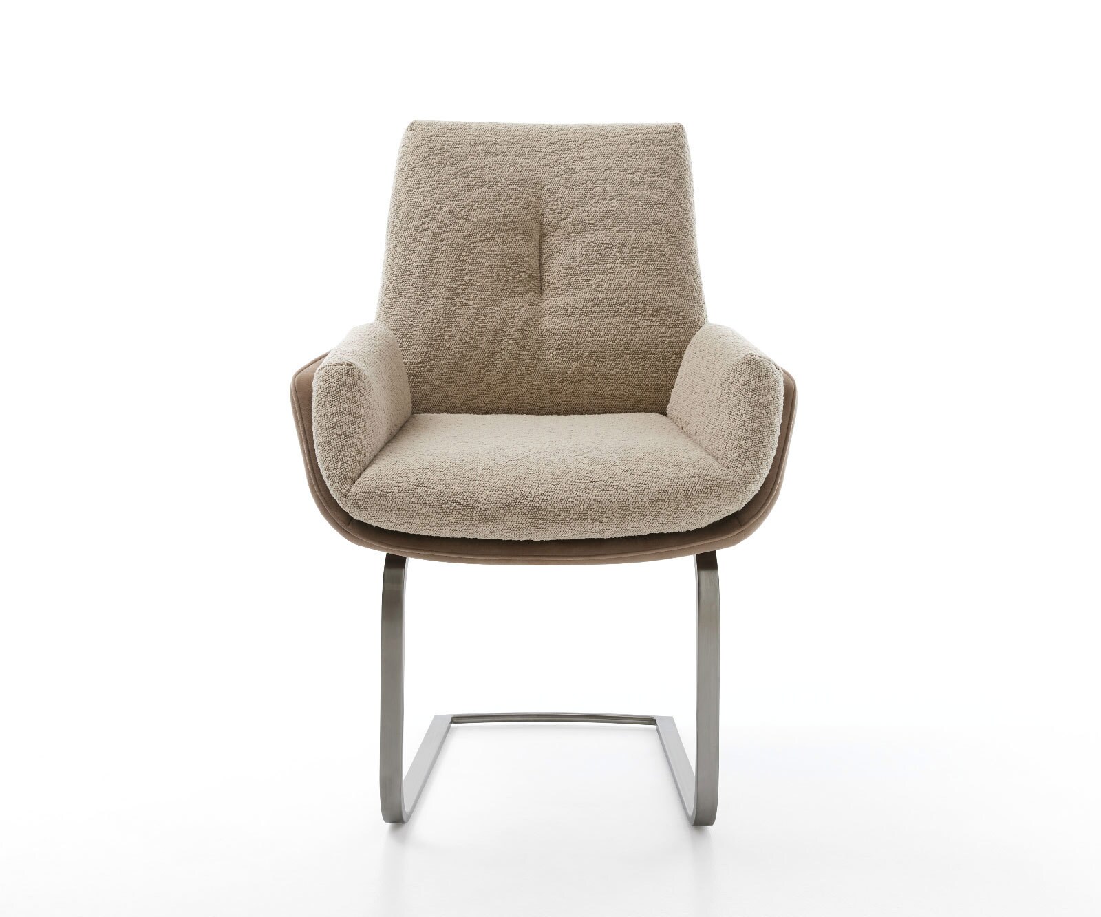 Cantilever Clea-Flex tissu mixte couleur boue pied cantilever plat grafiete 2
