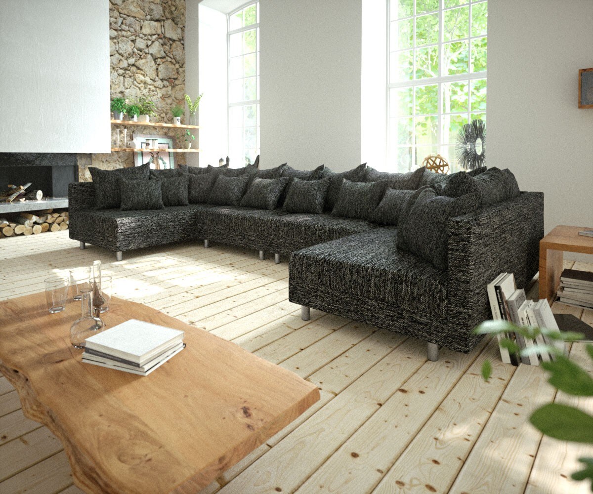 Canapé Clovis XL Canapé panoramique modulable Canapé Design  1