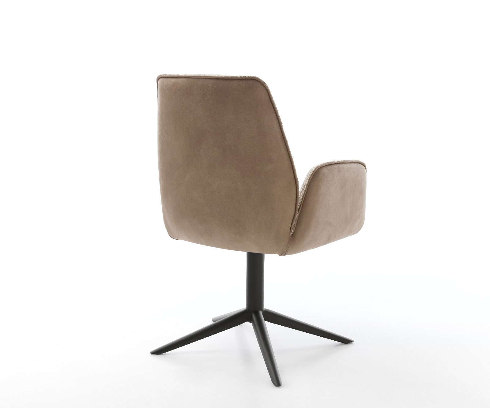 Chaise-pivotante Zoa-Flex tissu mixte couleur boue pied de chaise 4 branches noir pivotement sur 360° fonction bascule ressorts ensachés 4 Chaise-pivotante Zoa-Flex tissu mixte couleur boue pied de chaise 4 branches noir pivotement sur 360° fonction bascule ressorts ensachés 4