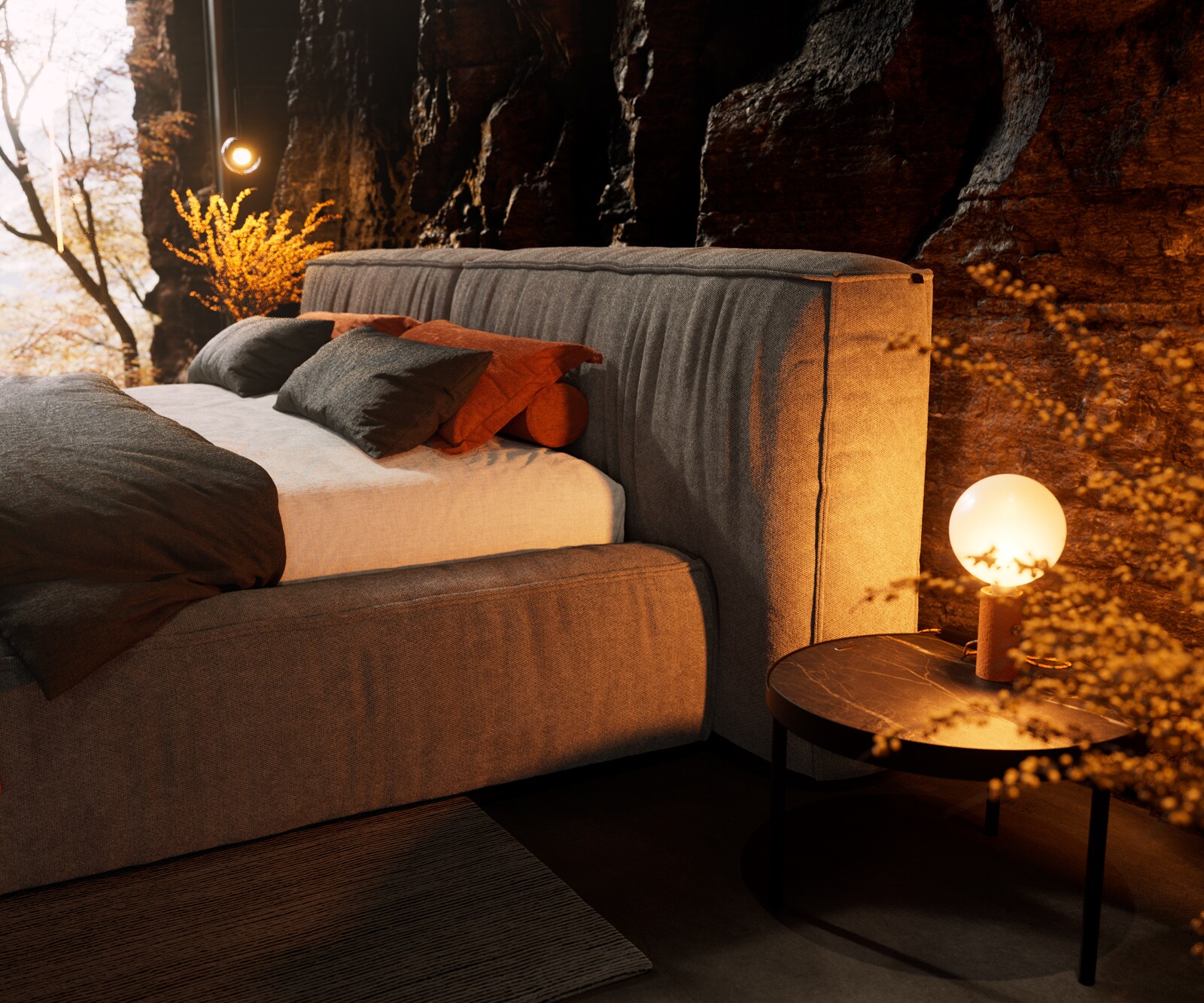 Sommier-rembourré Coperti 180x200 cm microfibre gris 5 Sommier-rembourré Coperti 180x200 cm microfibre gris 5