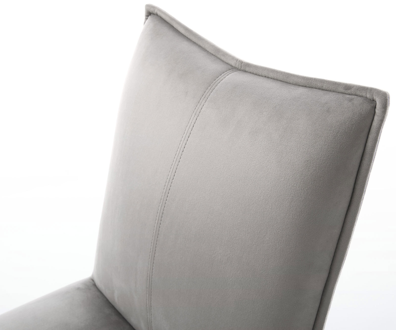 Chaise-pivotante Lelio-Flex velours gris pied croisé large noir pivotement sur 360° fonction bascule ressorts ensachés 4