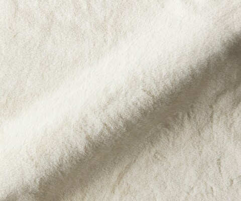 Échantillon Flex peluche crème-blanc