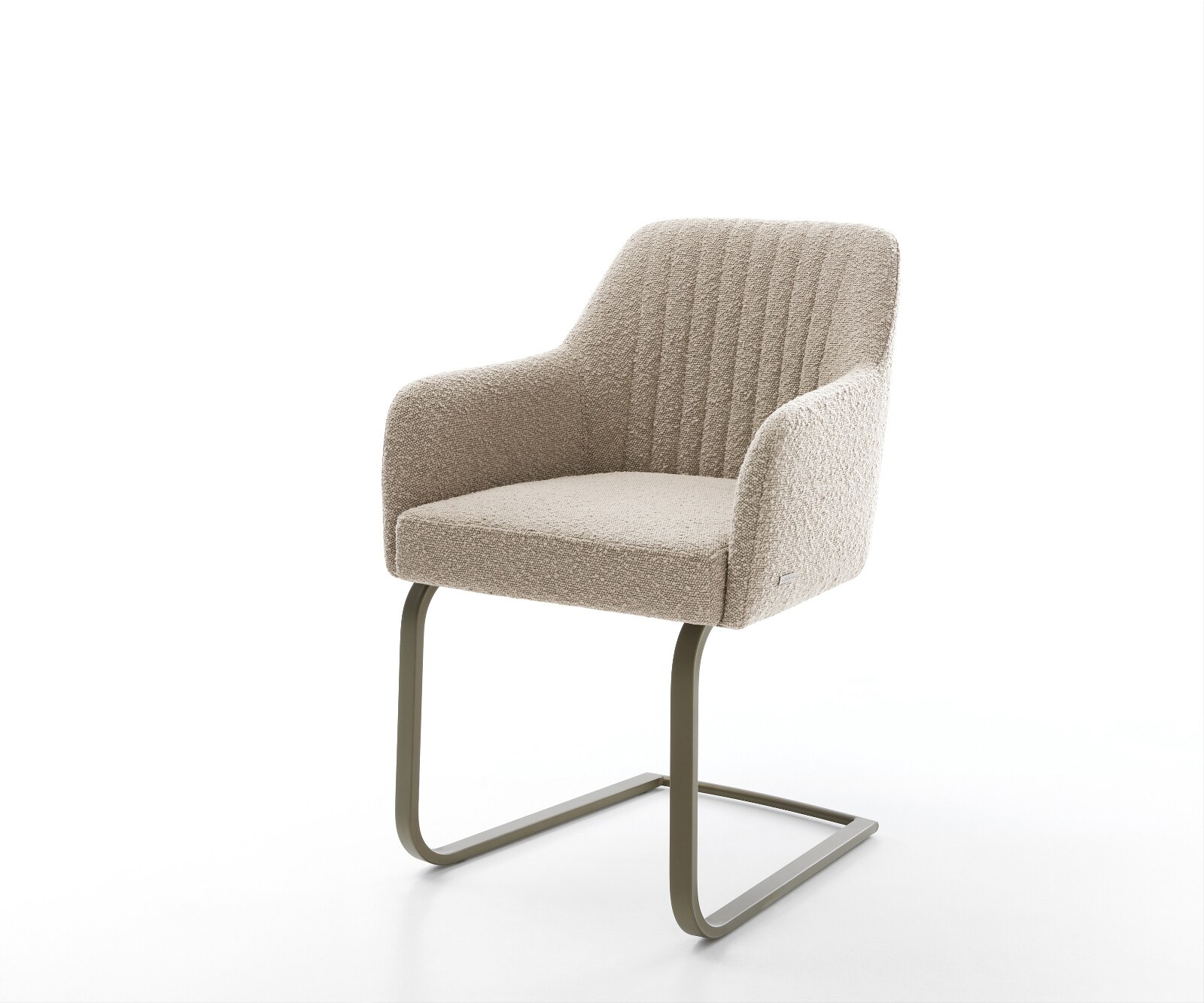 Cantilever Greg-Flex bouclé boue pied cantilever plat aspect titane ressorts ensachés