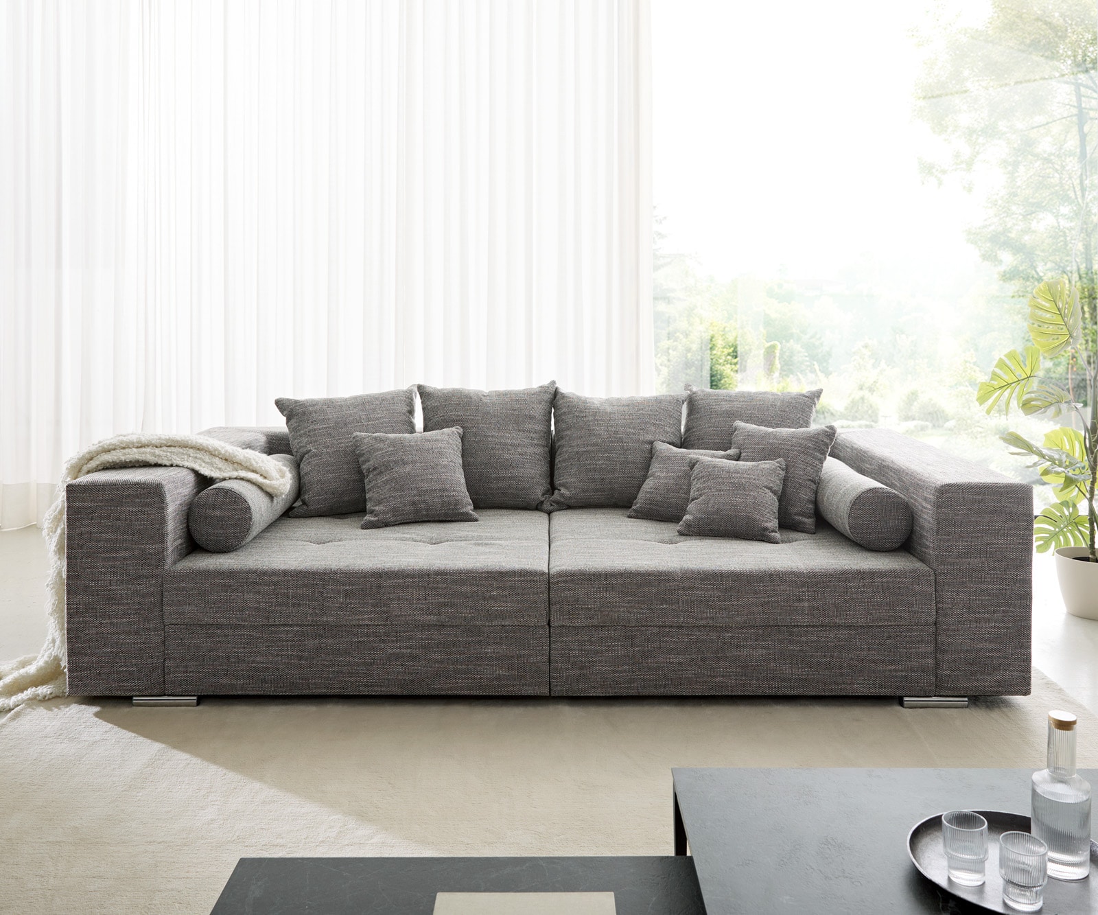 Grand Canapé Marlen 300x140 cm Grand Canapé gris clair 3 Grand Canapé Marlen 300x140 cm Grand Canapé gris clair 3