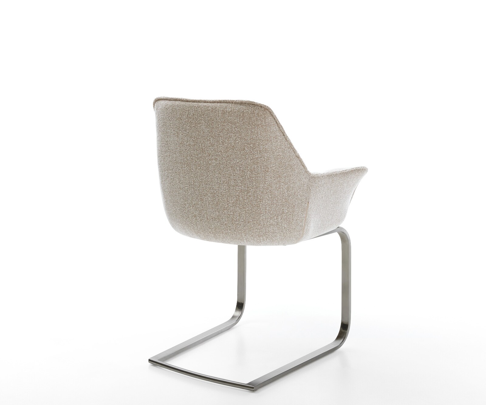 Cantilever Kaira-Flex tissu tissé doux beige pied cantilever plat grafiete 5