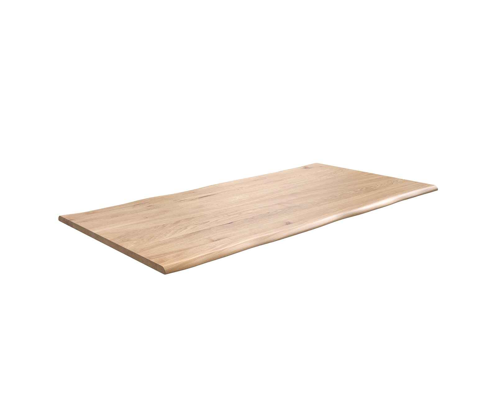 Plateau-de-table-à-manger Edge  200x100x2,5-3 chêne nature Live-Edge