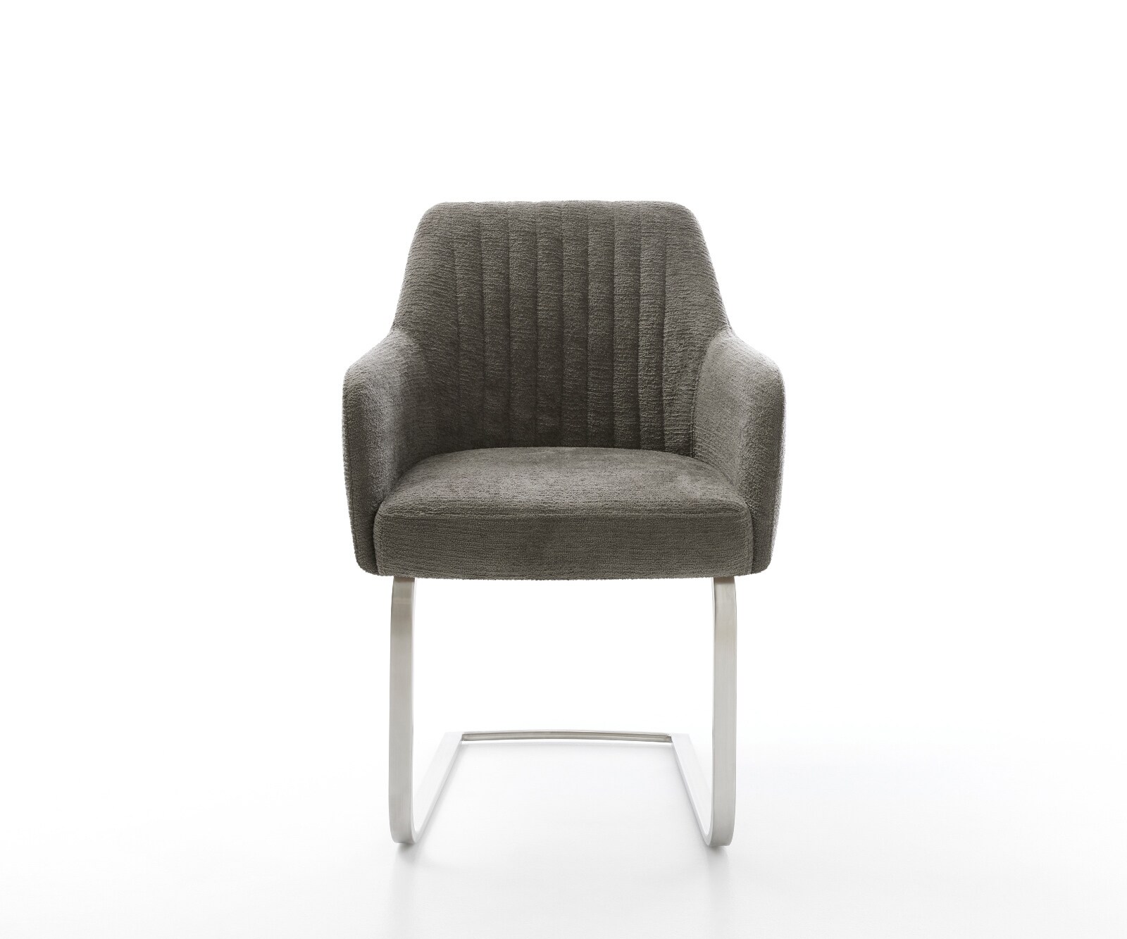 Cantilever Greg-Flex bouclé doux couleur boue pied cantilever plat acier inoxydable resorts ensachés 2